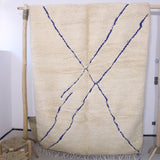 Teppich Beni Ourain „BLUE ABSTRACT“