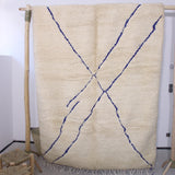 Teppich Beni Ourain „BLUE ABSTRACT“
