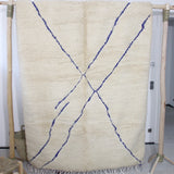 Teppich Beni Ourain „BLUE ABSTRACT“