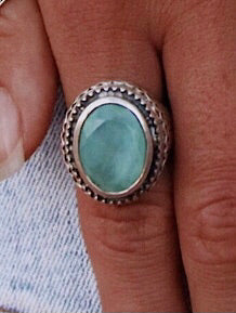 925-er silver Ring BLUE LAGOON