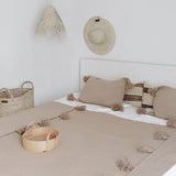 Tagesdecke XL - EARTH -braun- 3x2 m